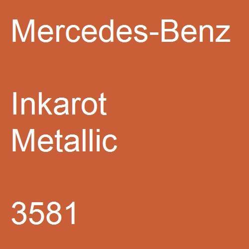 Mercedes-Benz, Inkarot Metallic, 3581.